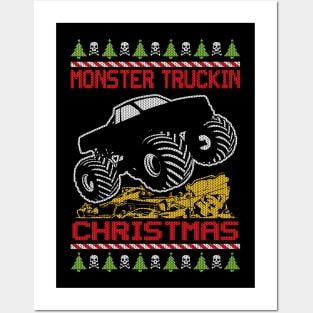 MONSTER TRUCKING RIDER Posters and Art